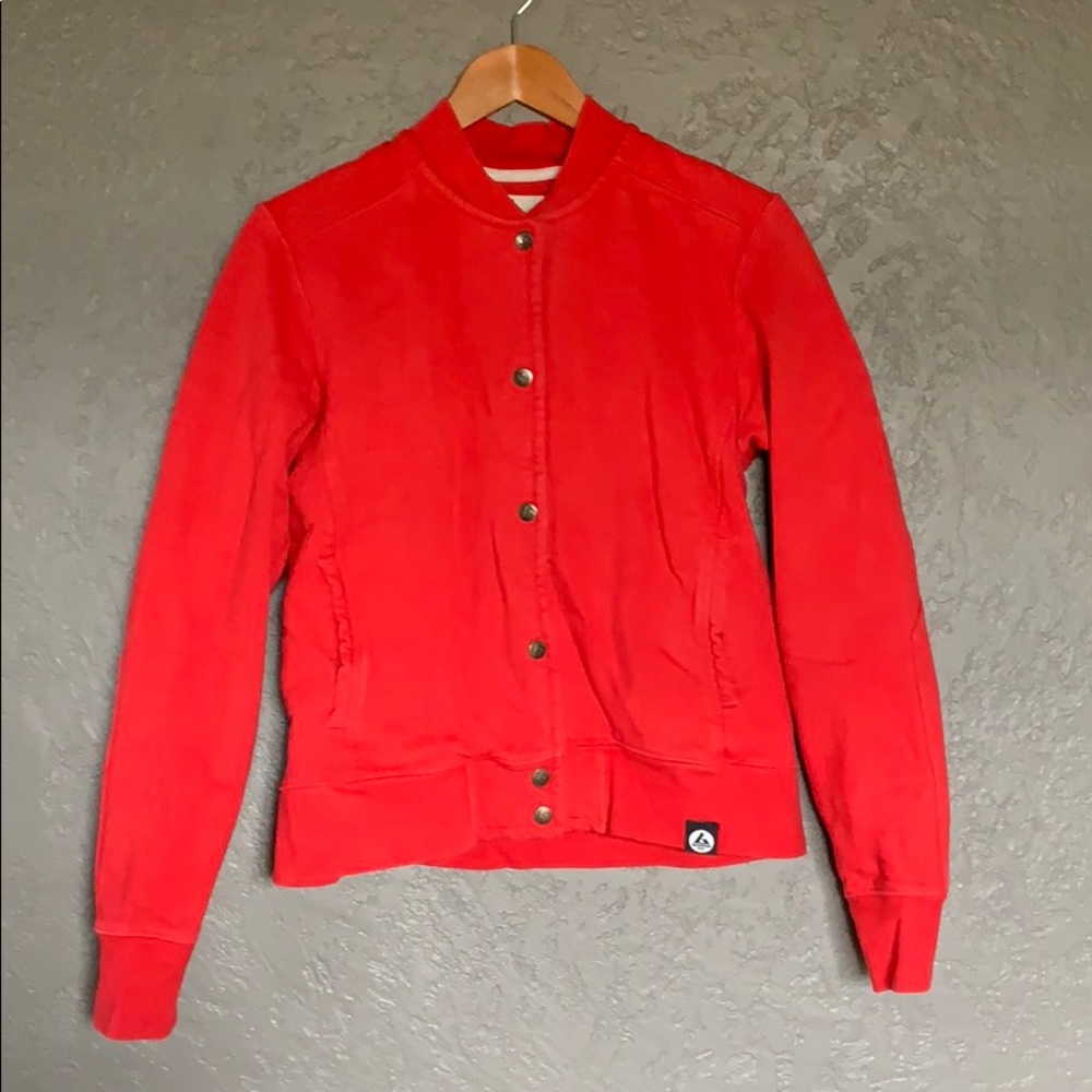 American Giant red jacket Sz L